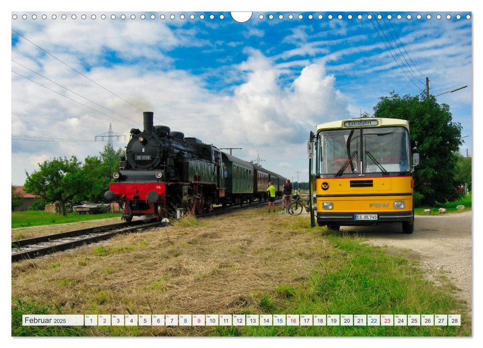 Historische und moderne Busse (CALVENDO Wandkalender 2025)