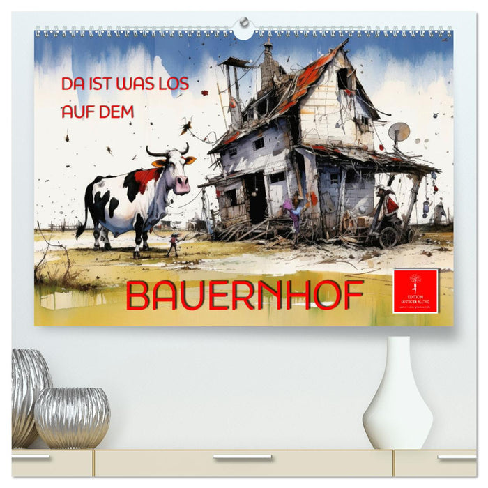 Da ist was los auf dem Bauernhof (CALVENDO Premium Wandkalender 2025)