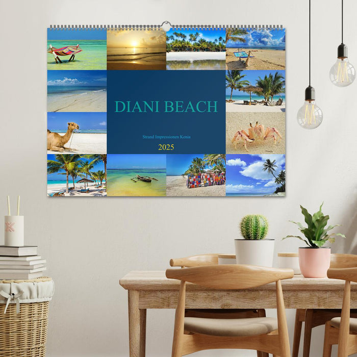 DIANI BEACH Strand Impressionen Kenia (CALVENDO Wandkalender 2025)