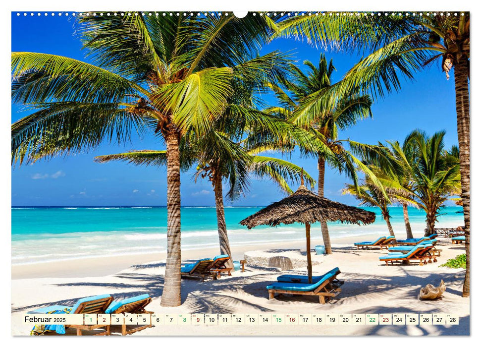 DIANI BEACH Strand Impressionen Kenia (CALVENDO Wandkalender 2025)