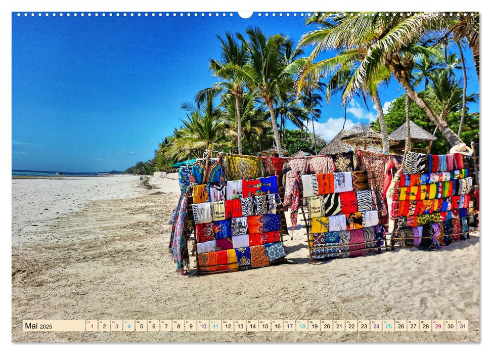 DIANI BEACH Strand Impressionen Kenia (CALVENDO Wandkalender 2025)