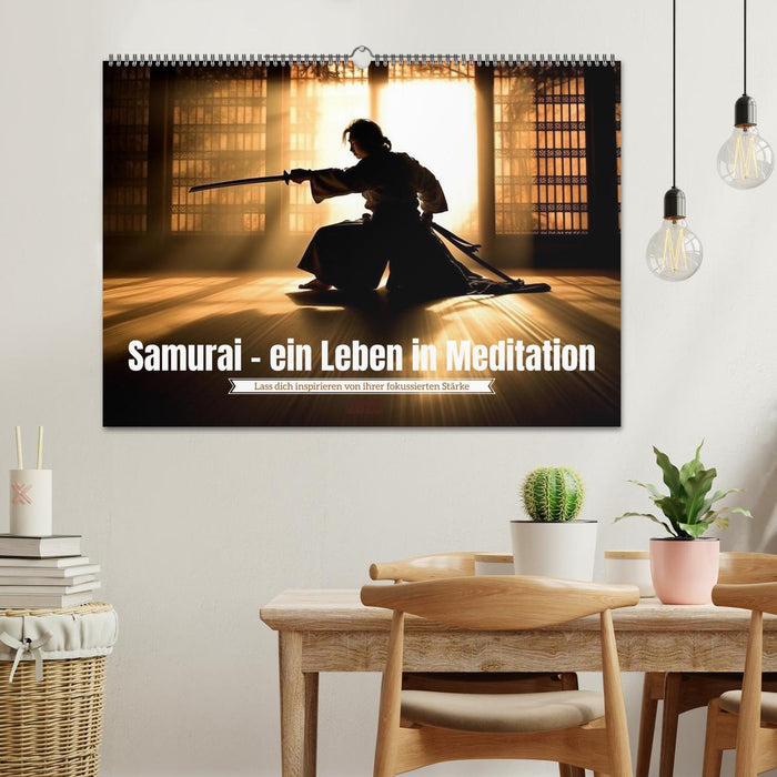 Samurai - ein Leben in Meditation (CALVENDO Wandkalender 2025)