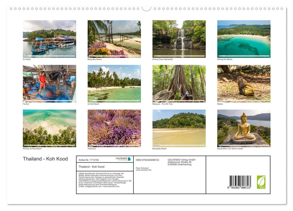 Thailand - Koh Kood (CALVENDO Premium Wandkalender 2025)