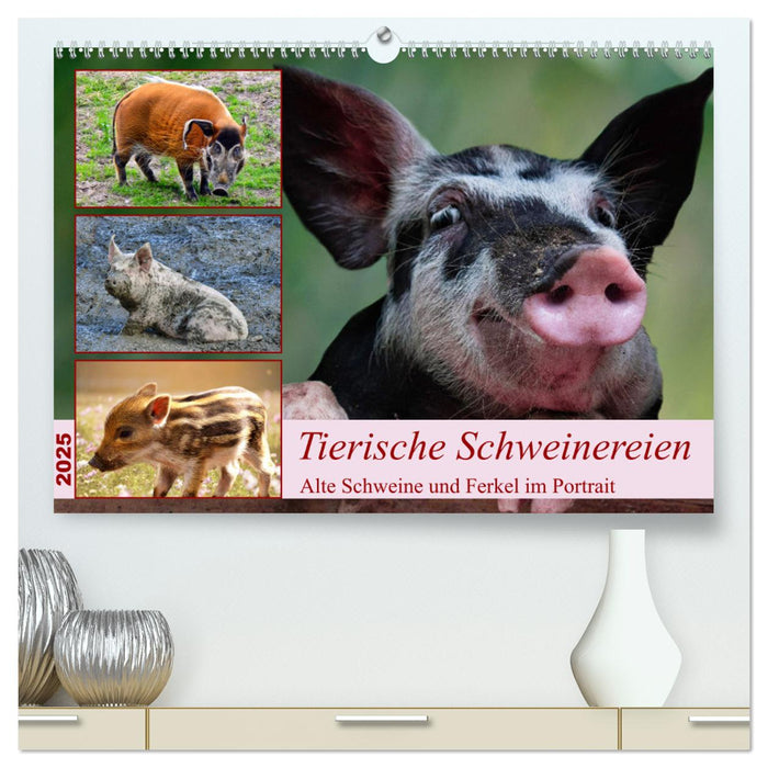 Tierische Schweinereien (CALVENDO Premium Wandkalender 2025)