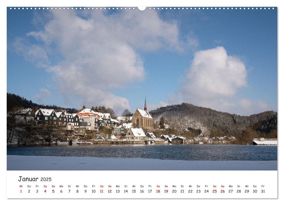 Heimat Entdecken - Bergisches Land, Leben mit dem Wasser (CALVENDO Wandkalender 2025)