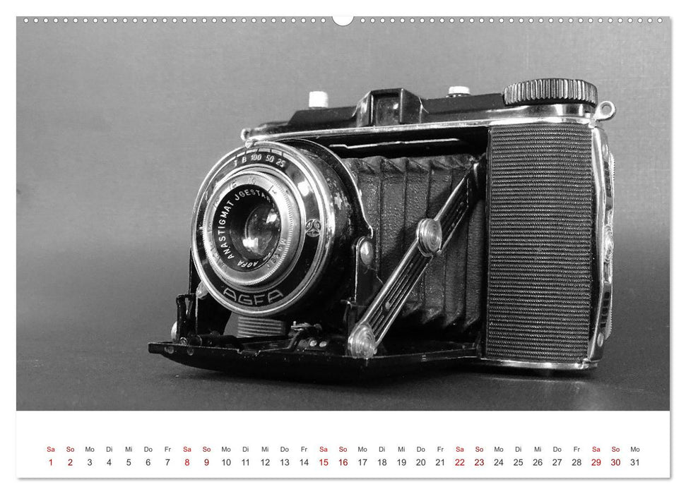 Alte Fotokameras - Kameras von Agfa der Jahre 1928 bis 1980 (CALVENDO Wandkalender 2025)