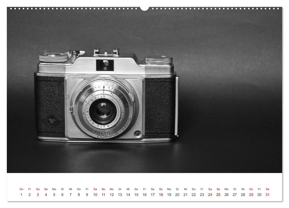 Alte Fotokameras - Kameras von Agfa der Jahre 1928 bis 1980 (CALVENDO Wandkalender 2025)