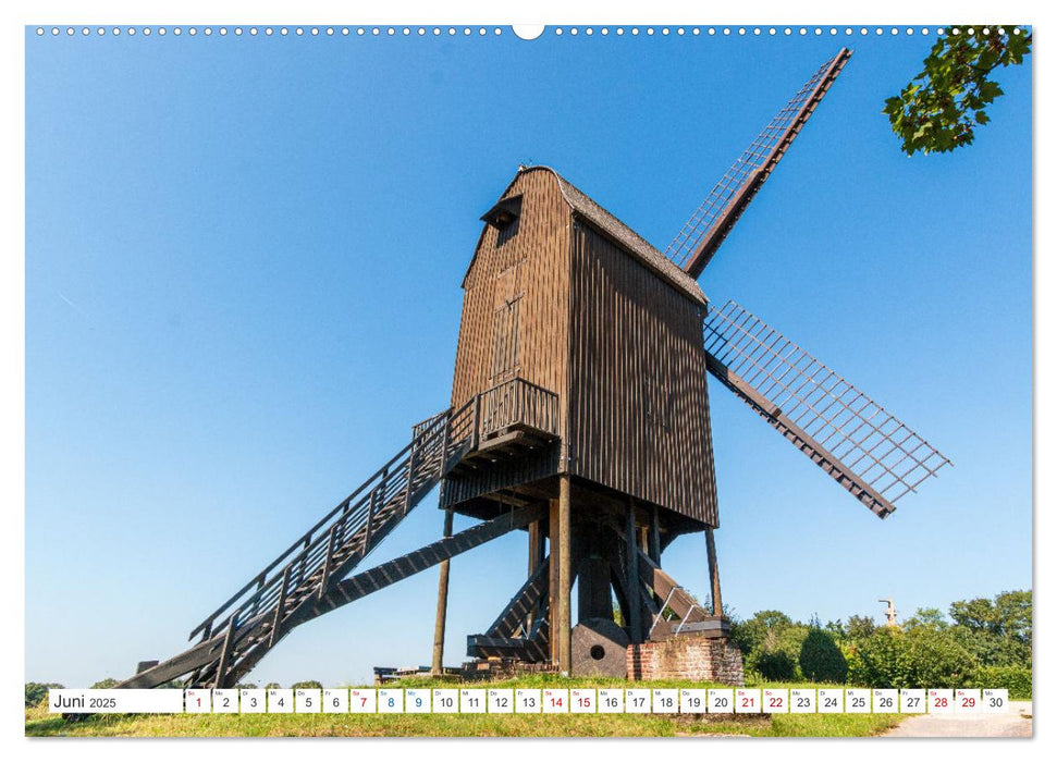 Besondere Windmühlen am Niederrhein (CALVENDO Premium Wandkalender 2025)