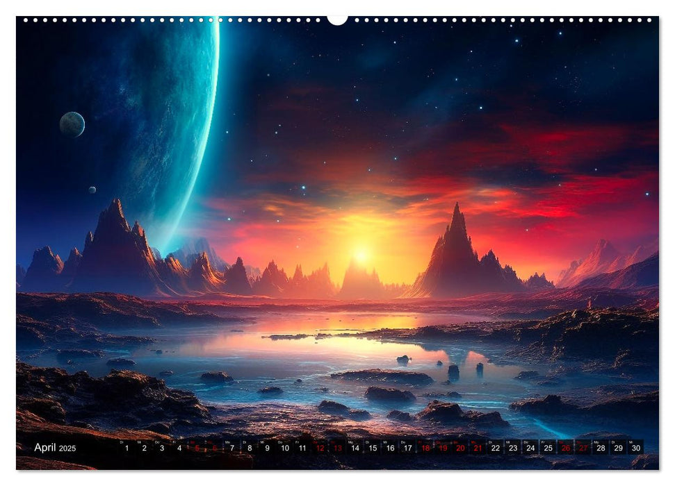 Nächster Halt Andromeda (CALVENDO Wandkalender 2025)