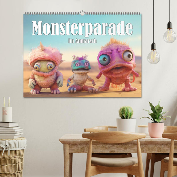 Monsterparade im Anmarsch (CALVENDO Wandkalender 2025)