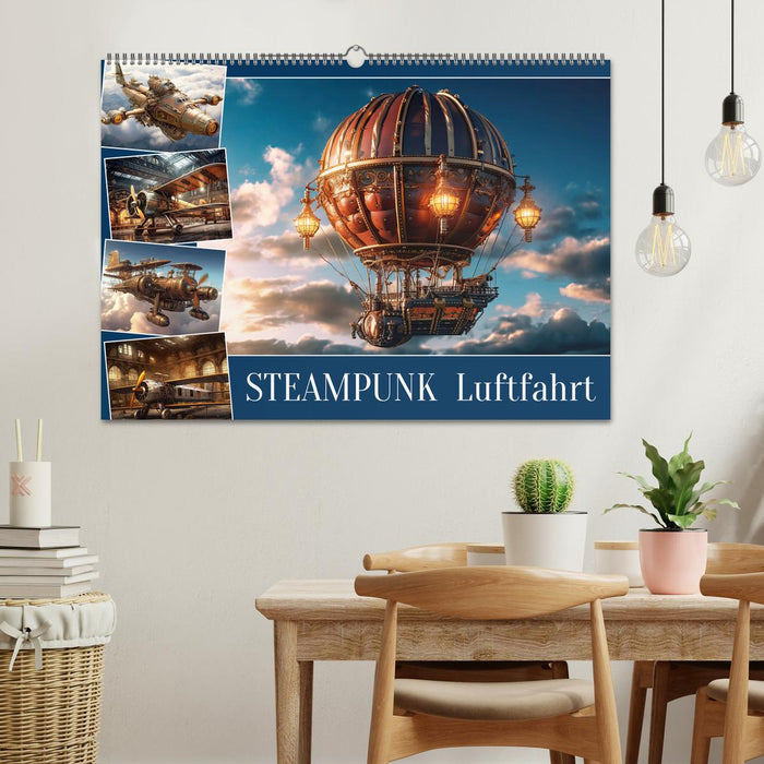 Steampunk Luftfahrt (CALVENDO Wandkalender 2025)