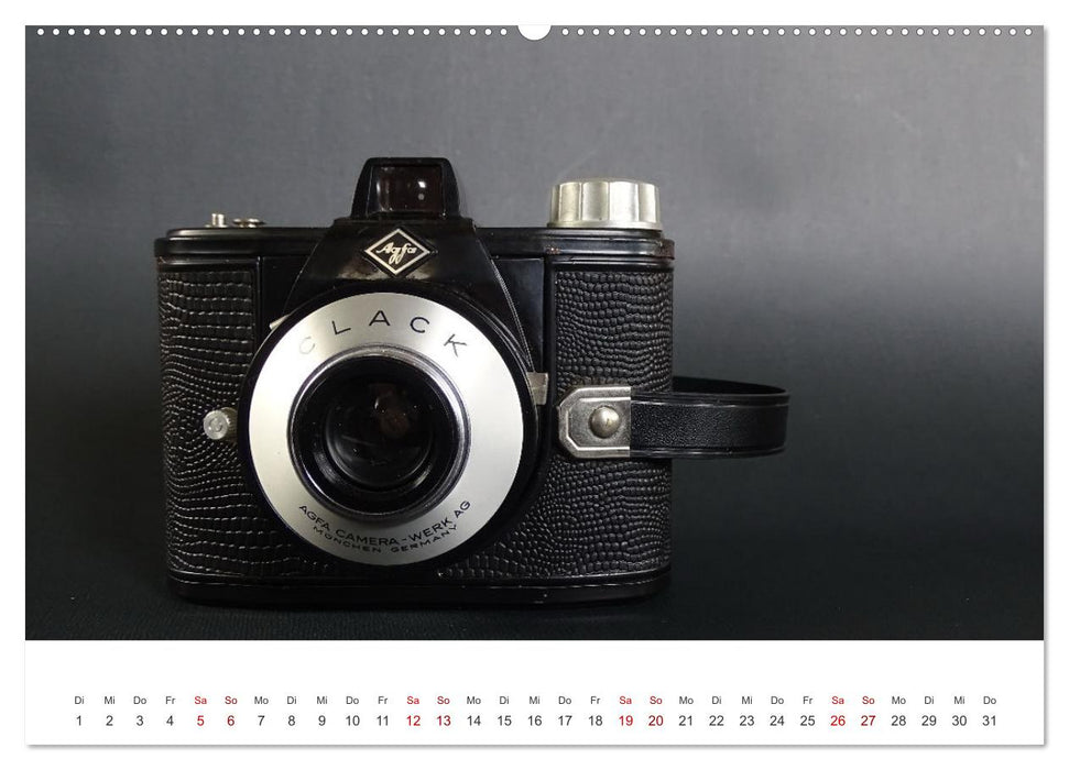 Alte Fotokameras - Kameras von Agfa der Jahre 1928 bis 1980 (CALVENDO Premium Wandkalender 2025)