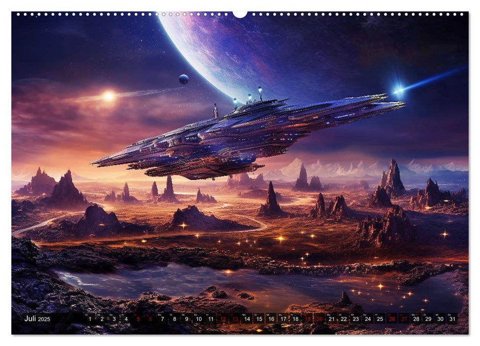 Nächster Halt Andromeda (CALVENDO Premium Wandkalender 2025)