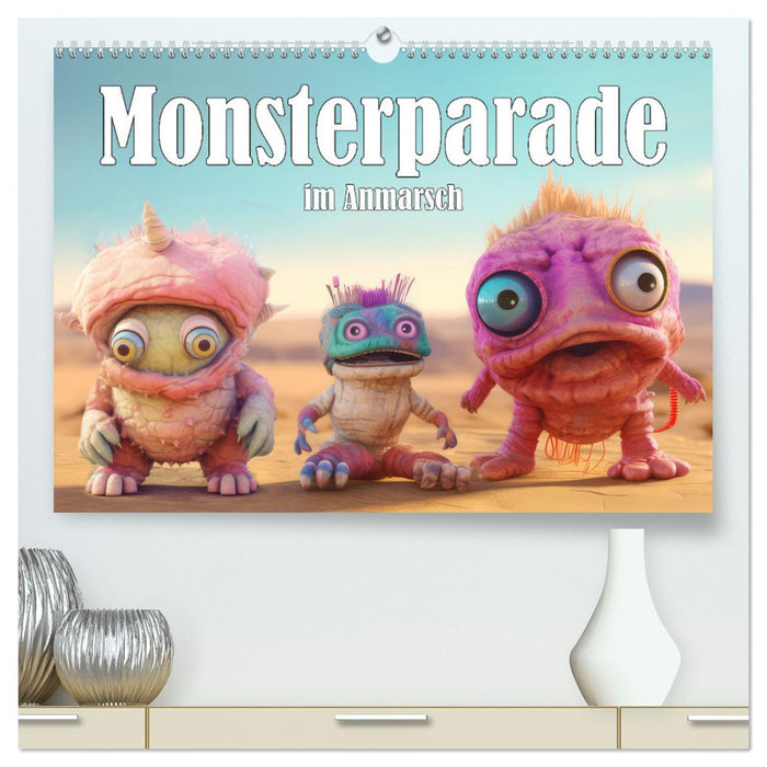 Monsterparade im Anmarsch (CALVENDO Premium Wandkalender 2025)