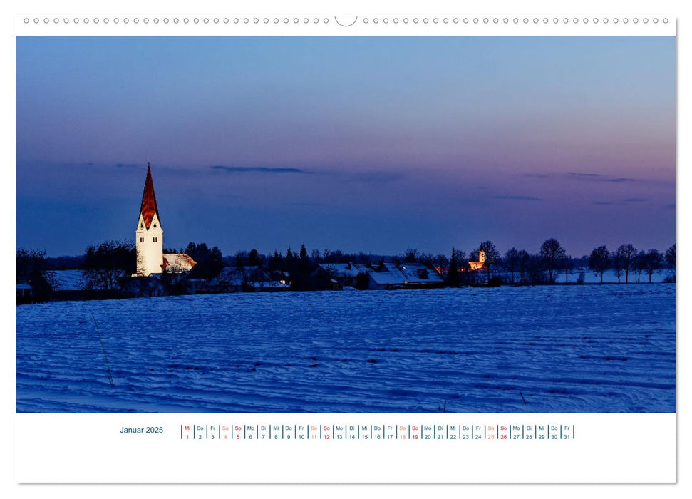 Panorama der Heimat Landkreis Freising (CALVENDO Wandkalender 2025)