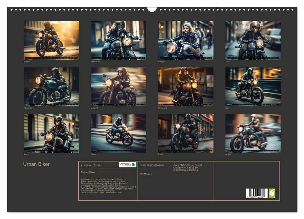 Urban Biker (CALVENDO Wandkalender 2025)