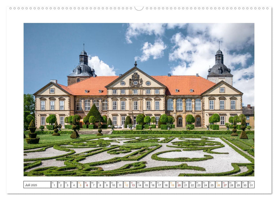 Burgen und Schlösser (CALVENDO Premium Wandkalender 2025)