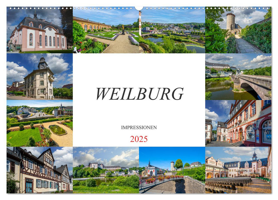 Weilburg Impressionen (CALVENDO Wandkalender 2025)