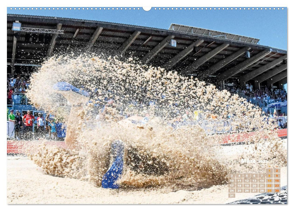 Faszination Leichtathletik: Schneller, höher, weiter (CALVENDO Wandkalender 2025)