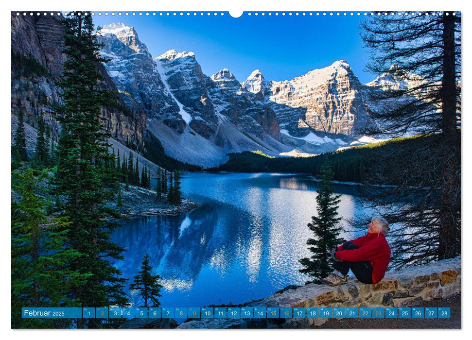 Moraine Lake, Alberta/ Kanada (CALVENDO Premium Wandkalender 2025)