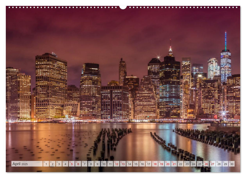 USA ATTRAKTIONEN Urbanes und Naturhighlights (CALVENDO Wandkalender 2025)