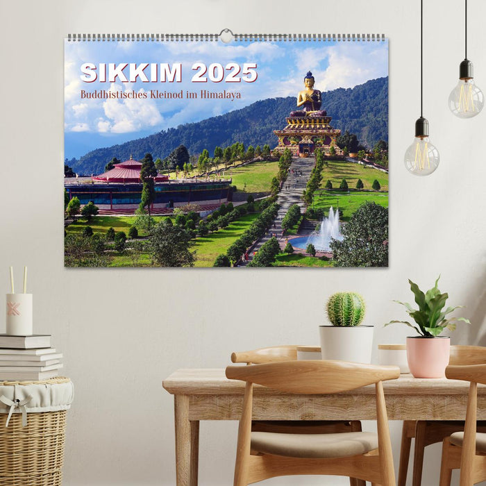 Sikkim – Buddhistisches Kleinod im Himalaya (CALVENDO Wandkalender 2025)