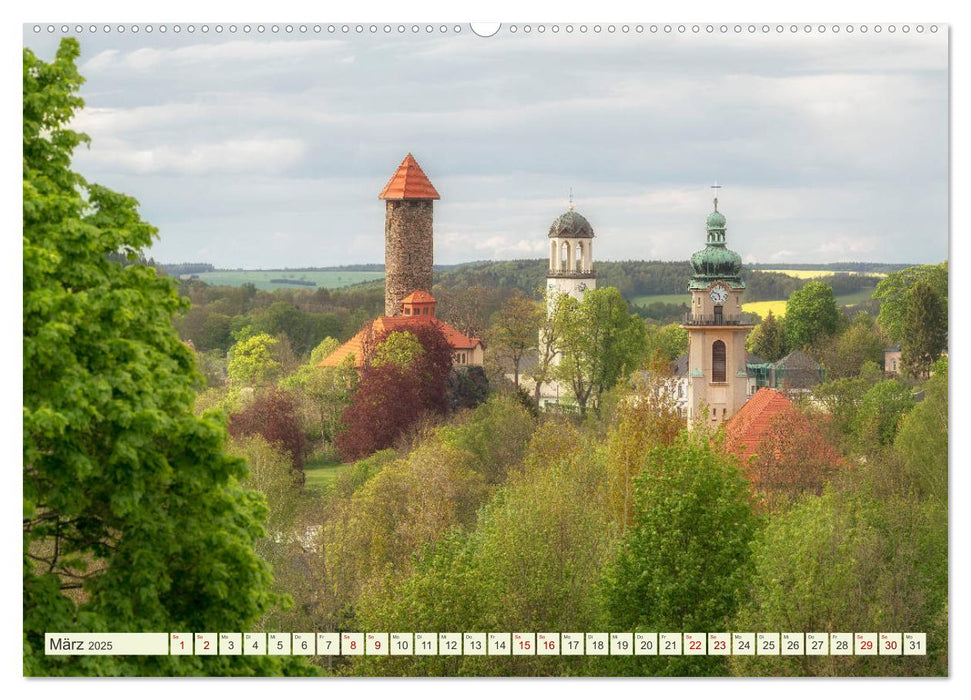 Vogtland - einzigartige Region im Vier - Länder - Eck (CALVENDO Wandkalender 2025)