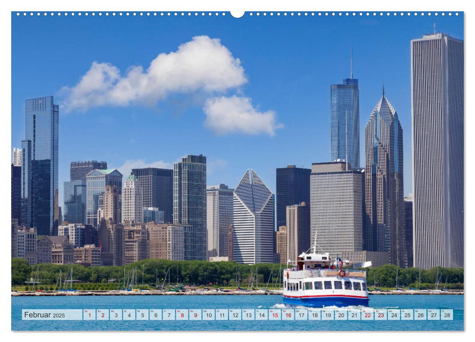 USA ATTRAKTIONEN Urbanes und Naturhighlights (CALVENDO Premium Wandkalender 2025)