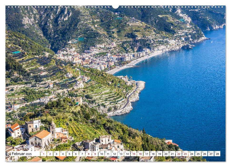 Amalfi - Traumhafte Küste zwischen Himmel und Meer (CALVENDO Wandkalender 2025)