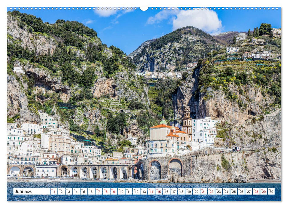 Amalfi - Traumhafte Küste zwischen Himmel und Meer (CALVENDO Wandkalender 2025)