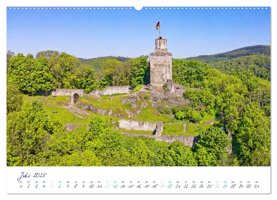 3BurgenWeg im Taunus - Der Erlebnispfad (CALVENDO Premium Wandkalender 2025)