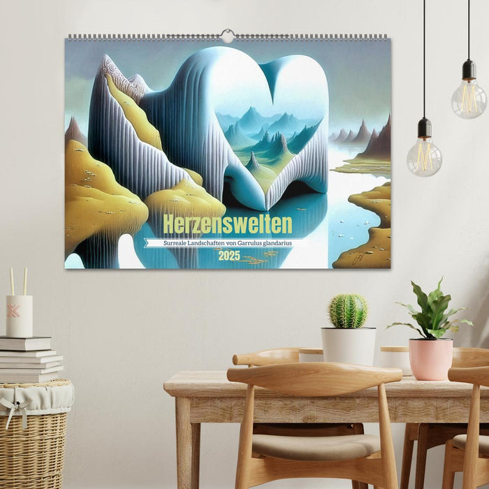 Herzenswelten (CALVENDO Wandkalender 2025)