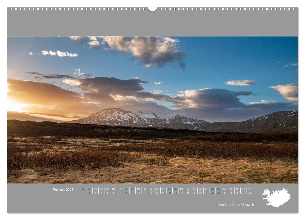 Naturerlebnis Island (CALVENDO Wandkalender 2025)