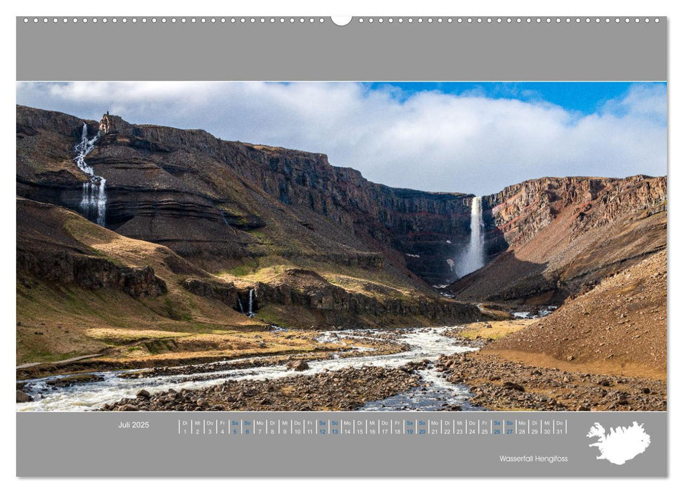 Naturerlebnis Island (CALVENDO Premium Wandkalender 2025)