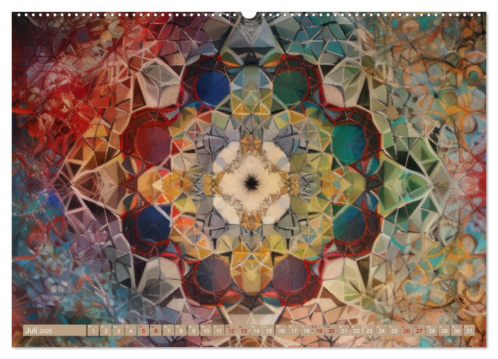 Geometrische Kaleidoskope (CALVENDO Premium Wandkalender 2025)