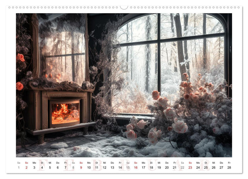 Fensterträume (CALVENDO Premium Wandkalender 2025)