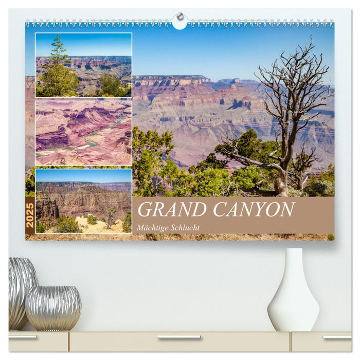 GRAND CANYON Mächtige Schlucht (CALVENDO Premium Wandkalender 2025)