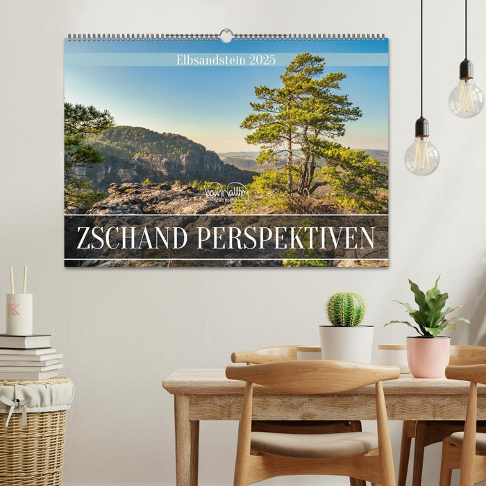 Zschand Perspektiven - Elbsandstein (CALVENDO Wandkalender 2025)