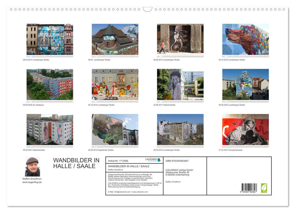 WANDBILDER IN HALLE / SAALE (CALVENDO Wandkalender 2025)