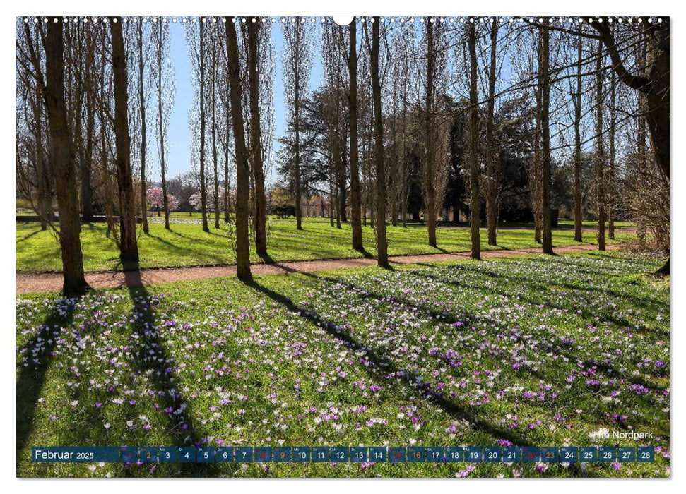 Düsseldorfer Parklandschaften (CALVENDO Wandkalender 2025)