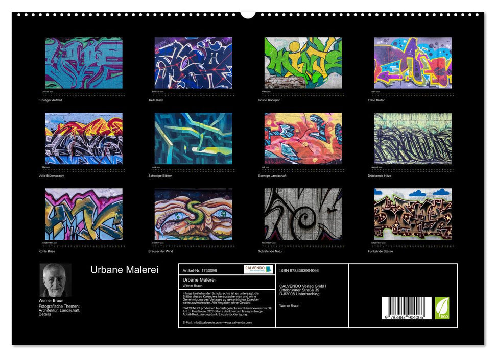 Urbane Malerei (CALVENDO Premium Wandkalender 2025)