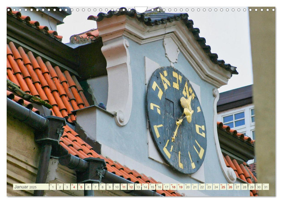 Prag. Jüdischer Friedhof und Synagogen (CALVENDO Wandkalender 2025)