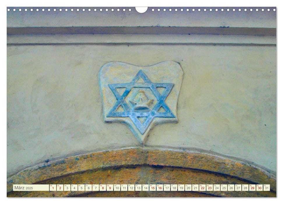 Prag. Jüdischer Friedhof und Synagogen (CALVENDO Wandkalender 2025)