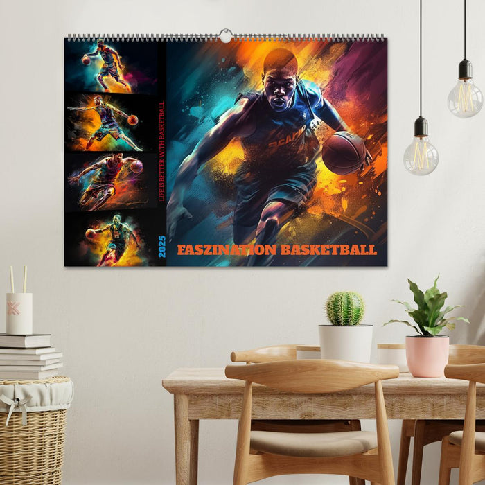 Faszination Basketball (CALVENDO Wandkalender 2025)