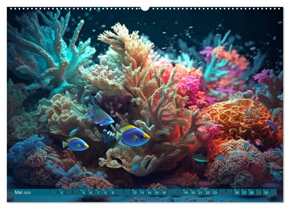 Fantasie bei die Fische! (CALVENDO Wandkalender 2025)