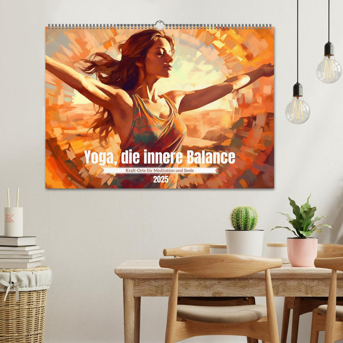 Yoga, die innere Balance (CALVENDO Wandkalender 2025)