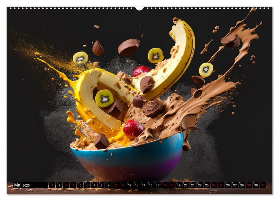 Müsli Frühstück (CALVENDO Premium Wandkalender 2025)