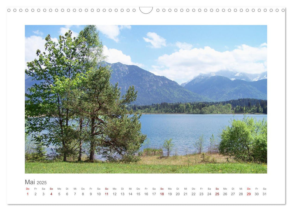 Mein Barmsee - Rund um die Perle im Werdenfelser Land (CALVENDO Wandkalender 2025)