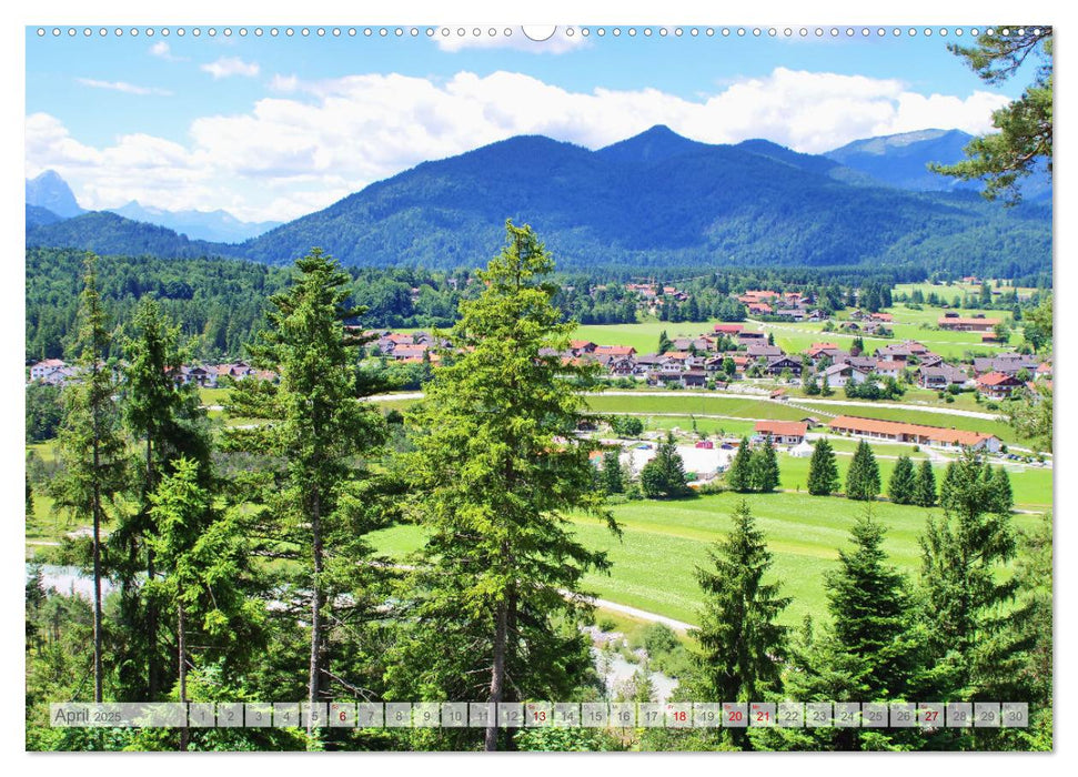 Heimatliebe Werdenfelser Land - Bilderbuchlandschaften zwischen Mittenwald und Farchant (CALVENDO Wandkalender 2025)