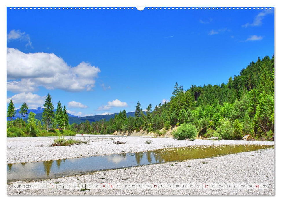 Heimatliebe Werdenfelser Land - Bilderbuchlandschaften zwischen Mittenwald und Farchant (CALVENDO Wandkalender 2025)